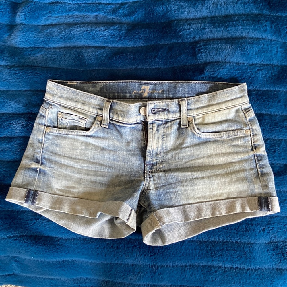 7 For All Mankind jean shorts size 27